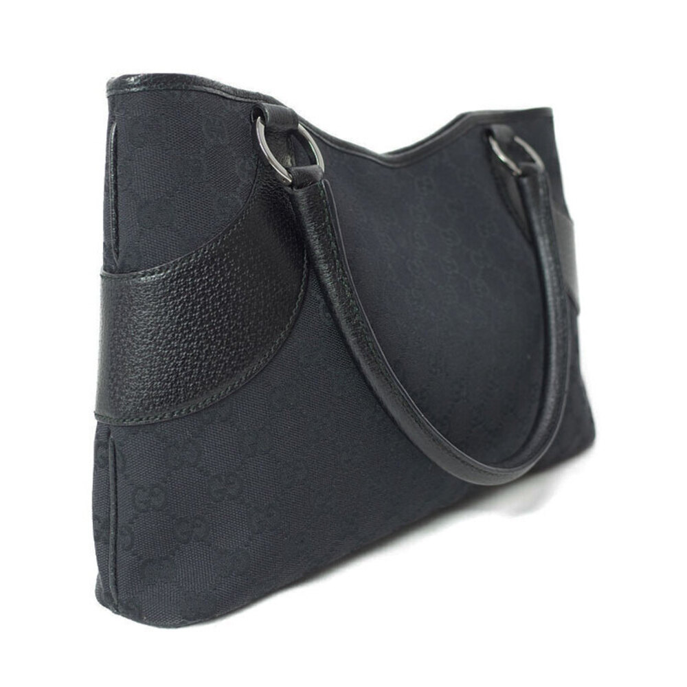 Gucci canvas bag monogram GG shoulder black